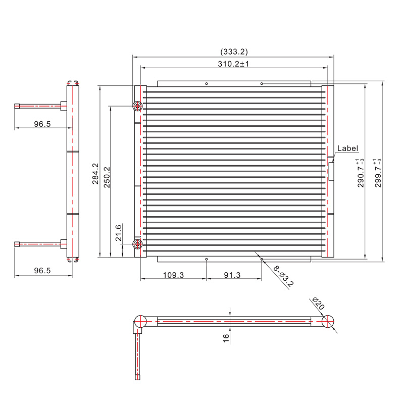 SC-1000 冷凝器盘管微通道热交换器sc-1000 SC-1000 冷凝器盘管微通道热交换器sc-1000